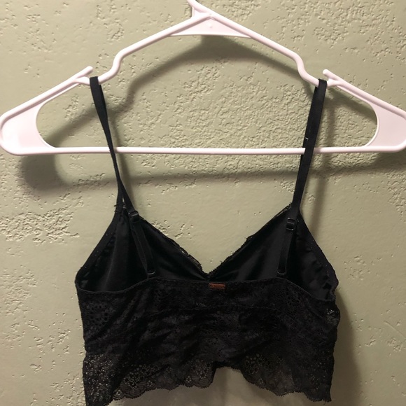 Pink Victoria’s Secret Small Black Lace bralette - Picture 2 of 3